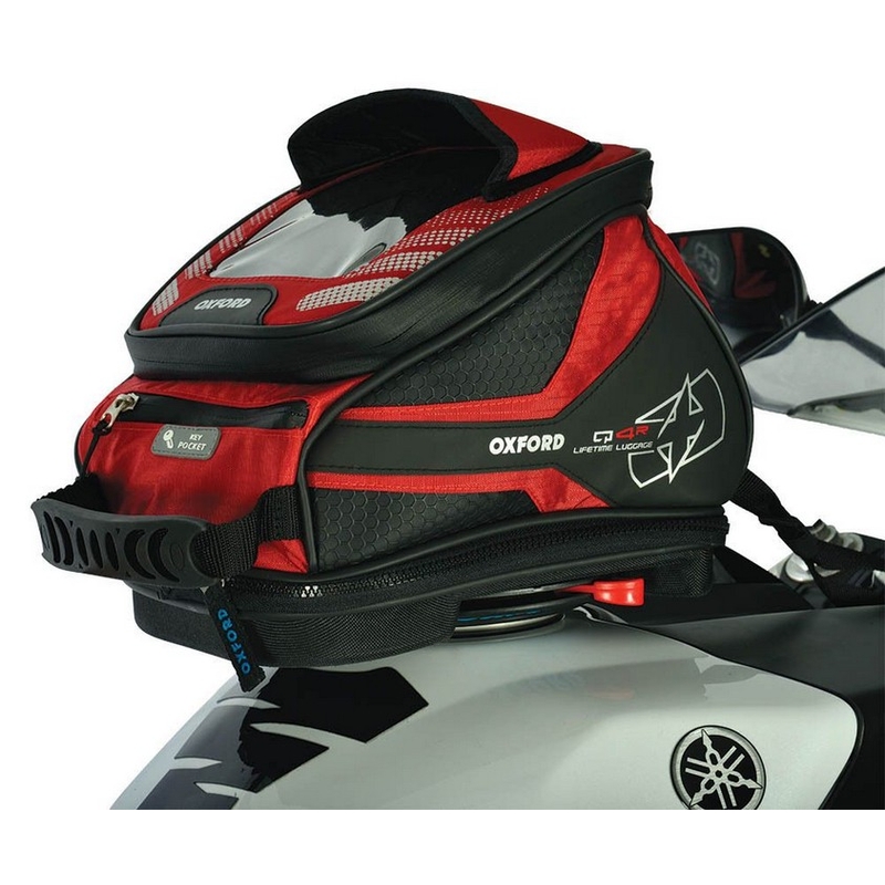 Geantă de rezervor pentru motociclete Oxford Q4R QR-roșu