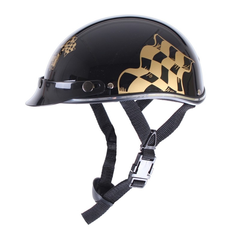 Cască de motocicletă braincap RSA Flag negru lucios