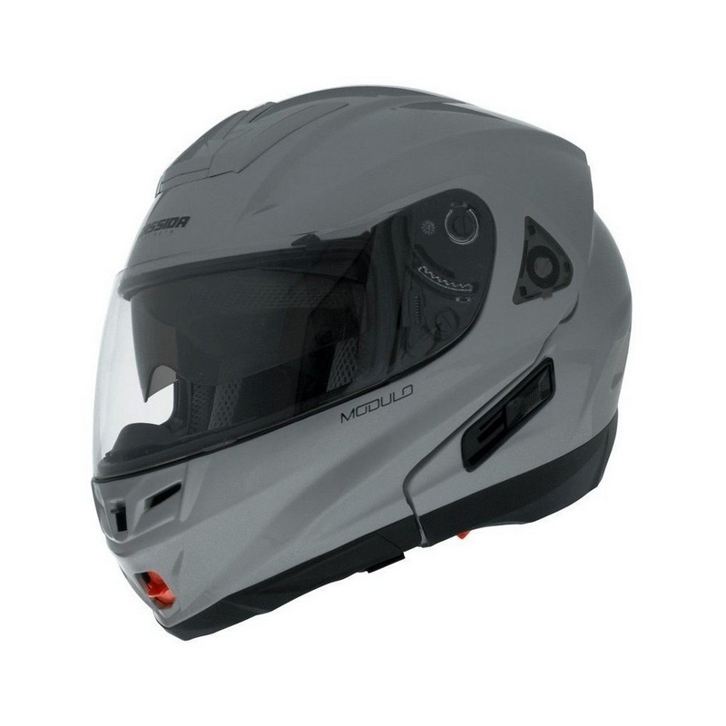 Cască de motocicletă Cassida Modulo -  argint lichidare
