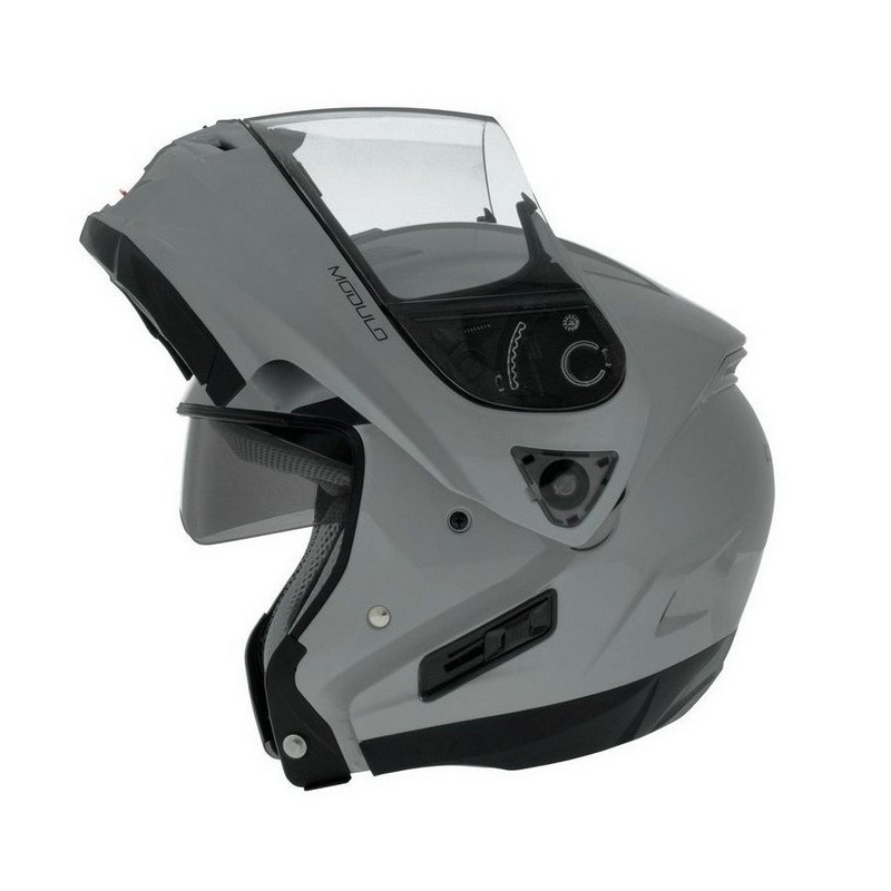 Cască de motocicletă Cassida Modulo -  argint lichidare