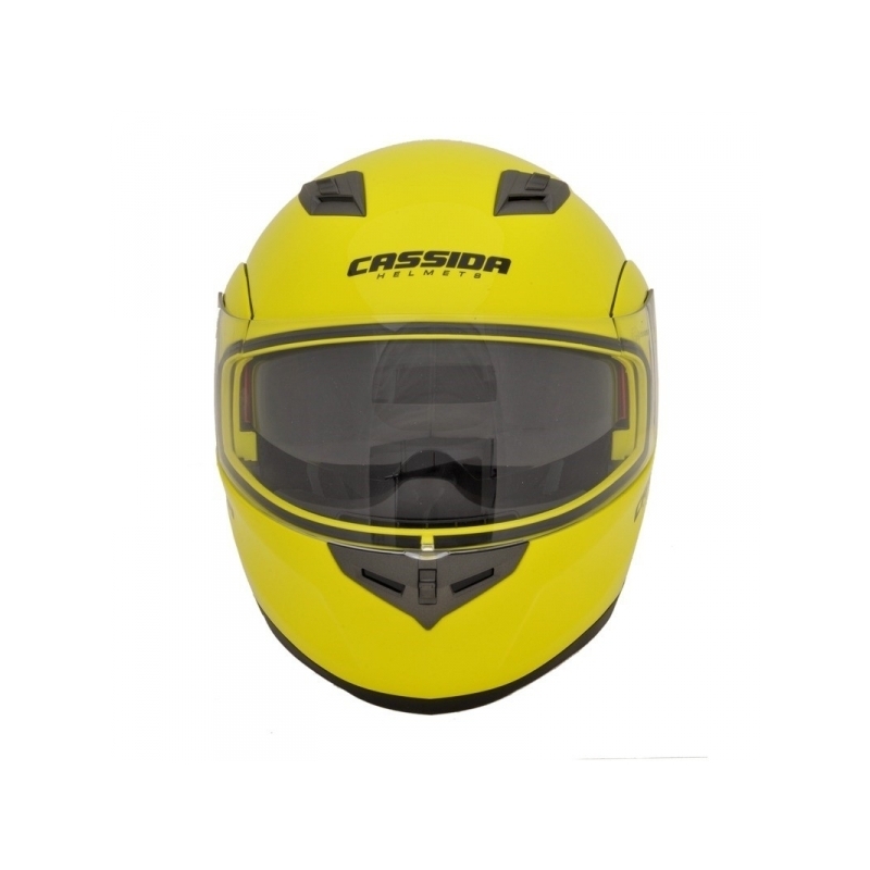 Cască de motocicletă Cassida Compress -  galbenă lichidare