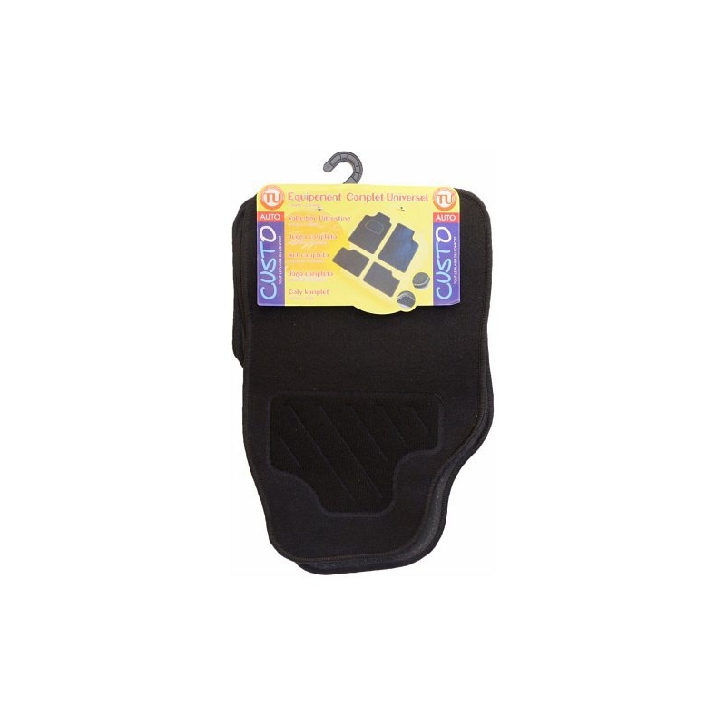 Covoare textile ATOL 4pcs negru