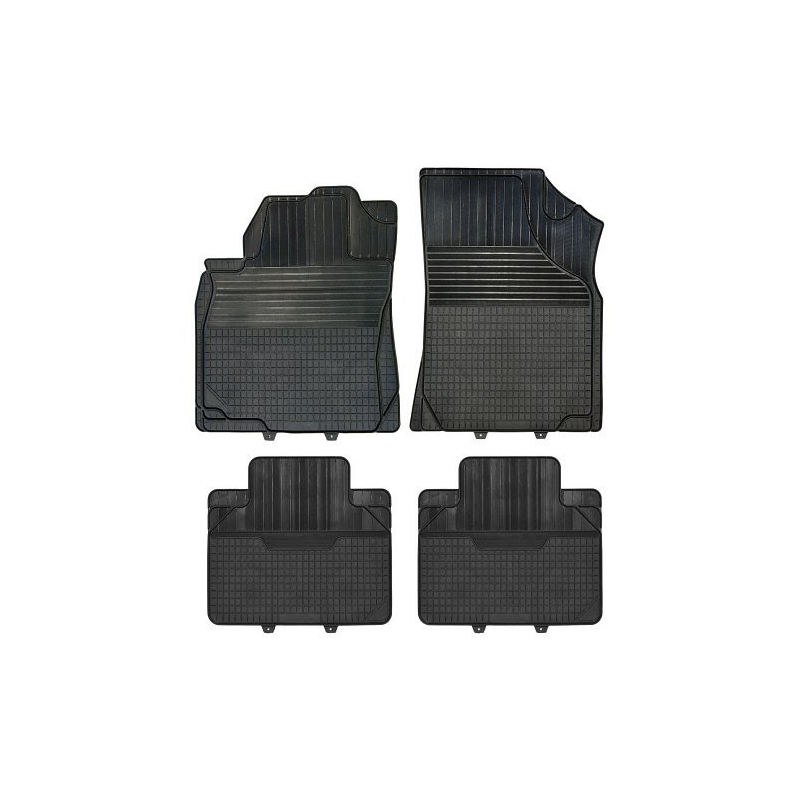 Covoare de cauciuc set de 4 UNI B