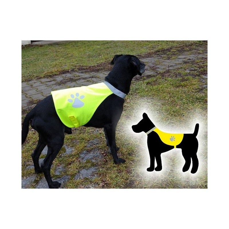 Vesta reflectorizantă pentru câini de până la 30 kg