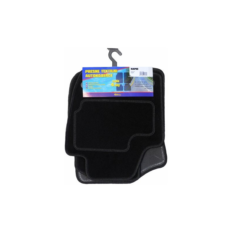 Covoare textile 4pcs RAPID 2012 cu fixare