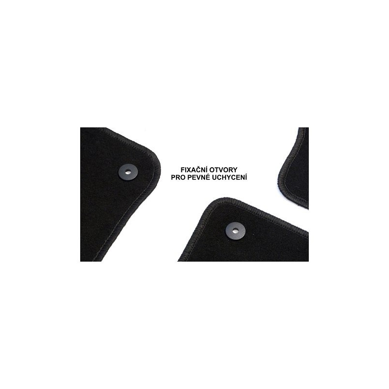 Covoare textile 4pcs RAPID 2012 cu fixare
