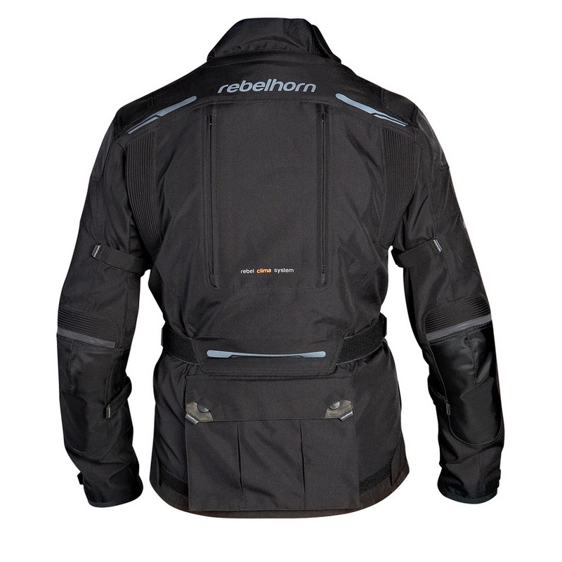 Rebelhorn Cubby II Pro Negru Negru Jacheta de motociclete lichidare