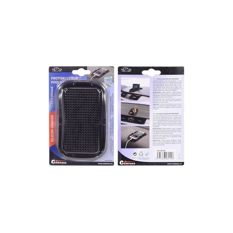 Tampon antiderapant SILICON GRANDE negru