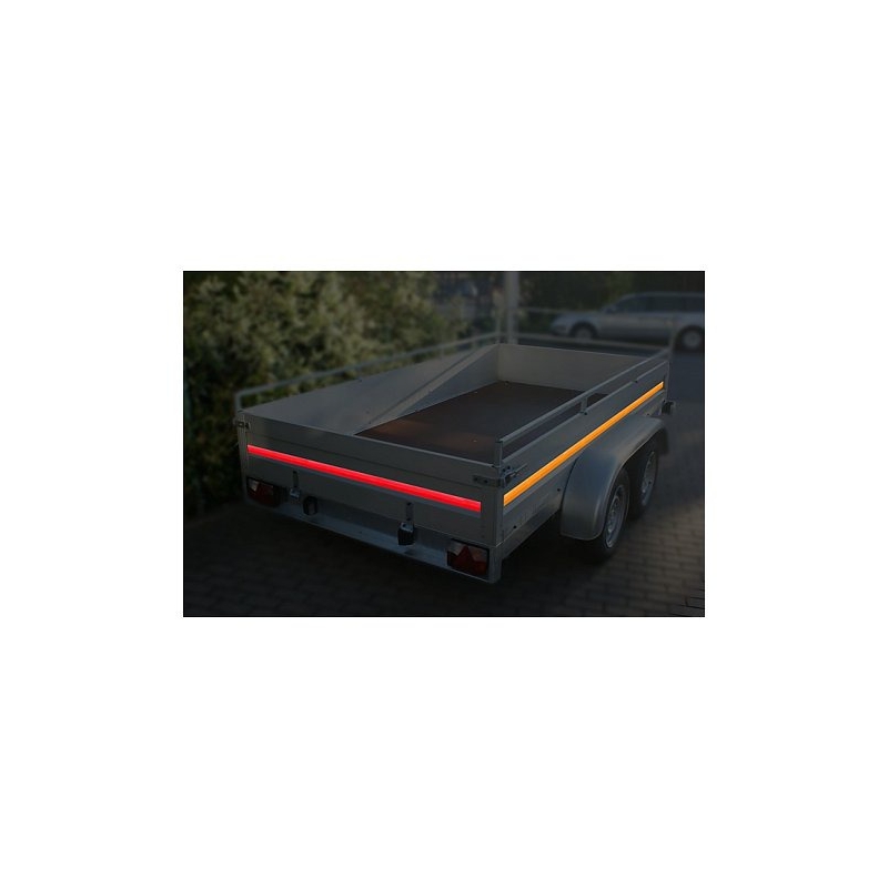 Bandă reflectorizantă autoadezivă 5m x 5cm roșu (rola 5m)