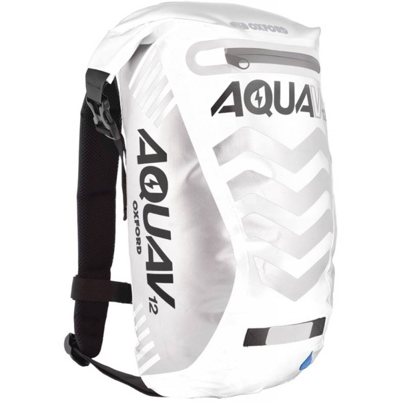 Rucsac impermeabil Oxford Aqua V12 Extreme Visibility White/Grey