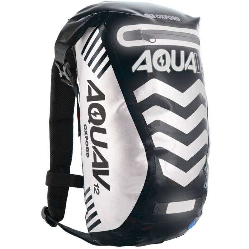 Rucsac impermeabil Oxford Aqua V12 cu vizibilitate extremă, negru
