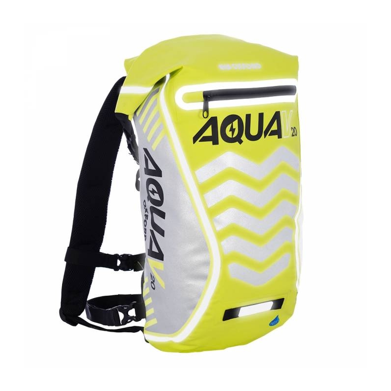 Rucsac impermeabil Oxford Aqua V12 Extreme Visibility Yellow