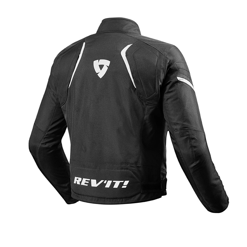 Revit Jupiter 2 negru și alb jachetă de motociclete lichidare