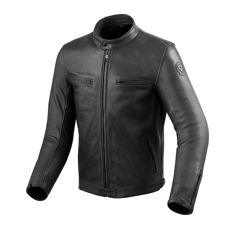 Revit Gibson Gibson negru din piele de motociclete lichidare