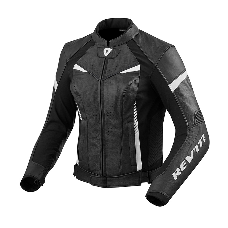 Revit Xena 2 negru și alb jachetă moto lichidare