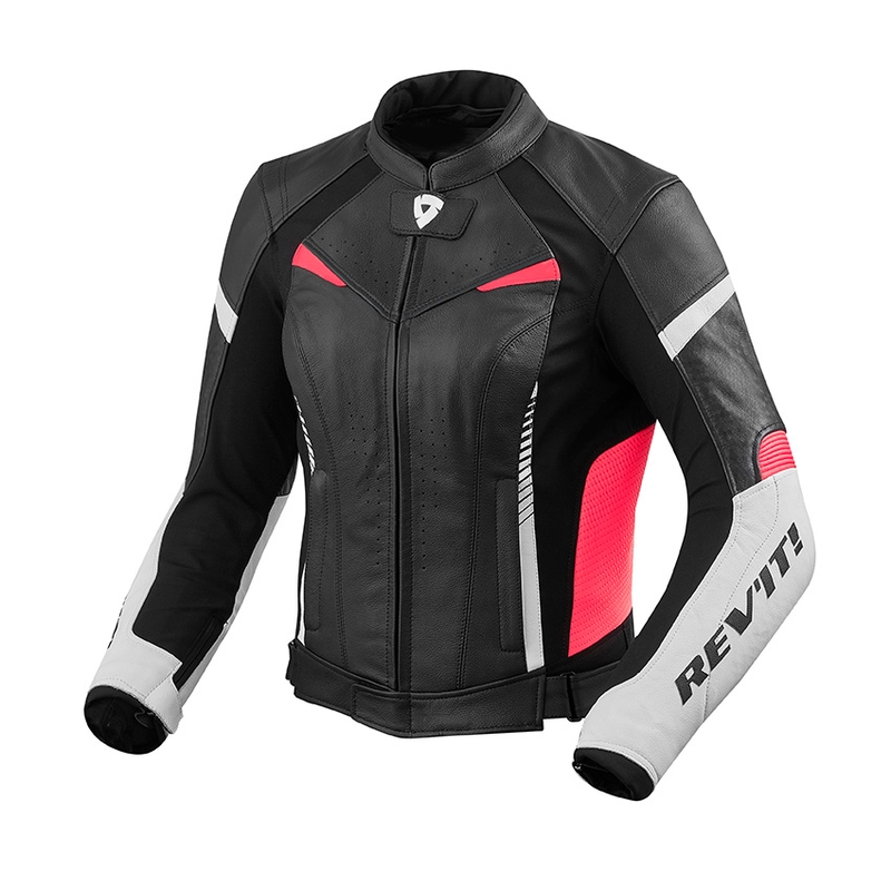 Jachetă Moto Revit Xena 2 alb-fucsia lichidare