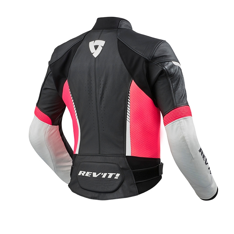 Jachetă Moto Revit Xena 2 alb-fucsia lichidare