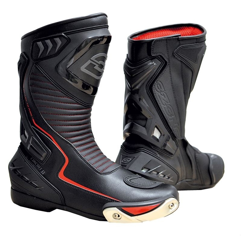 Ozone Circuit II Negru Negru Cizme de motociclete lichidare