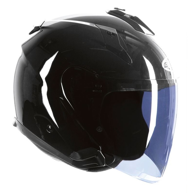 Cască de motocicletă deschisă Ozone CT-01 negru lucios lichidare