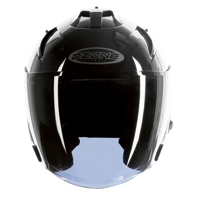 Cască de motocicletă deschisă Ozone CT-01 negru lucios lichidare