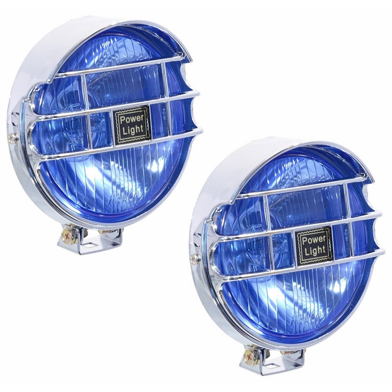 Lumină de la distanță rotundă CHROM 2buc