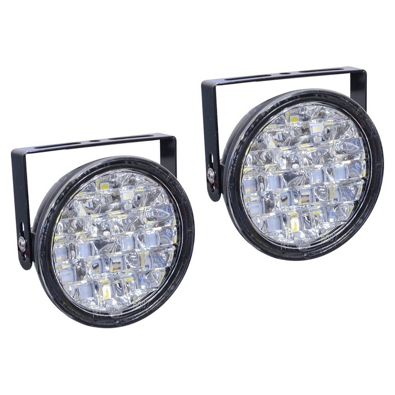 Lumini de zi rotunde 18 LED/12V lichidare