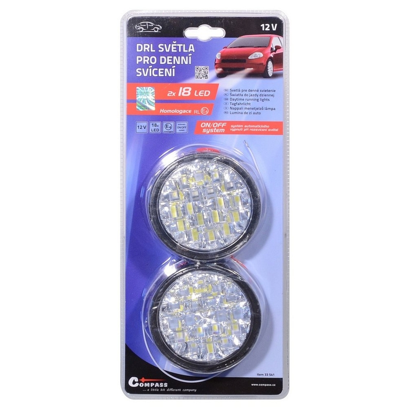 Lumini de zi rotunde 18 LED/12V lichidare