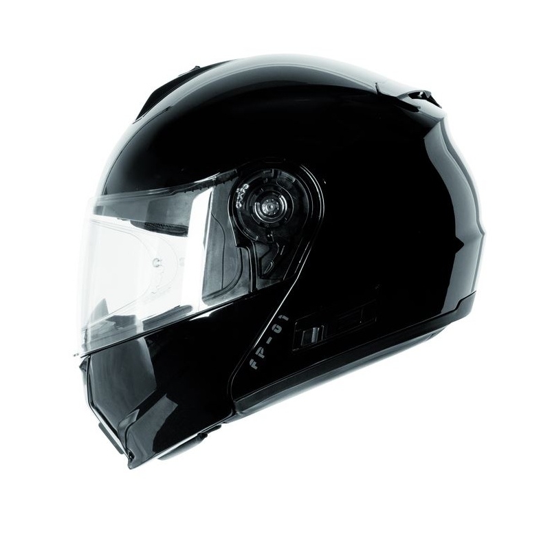 Cască de motocicletă Ozone FP-01 negru lucios + Pinlock lichidare