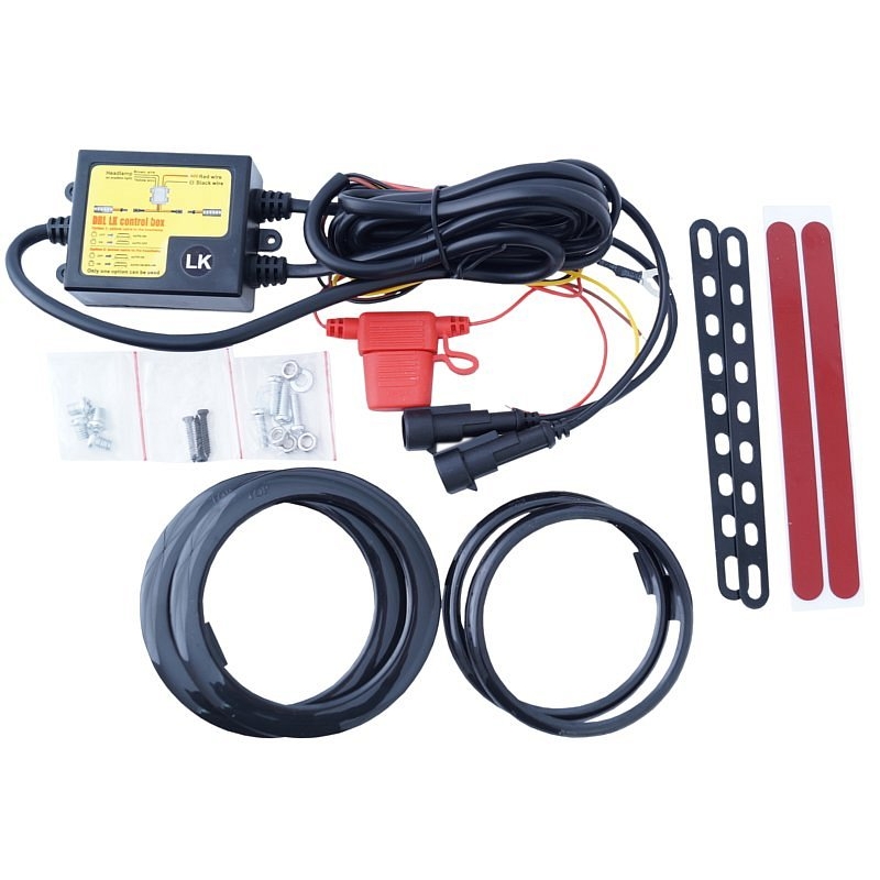Lumini de zi 4 HIGH POWER LED 12V/24V (rotund 70 mm)