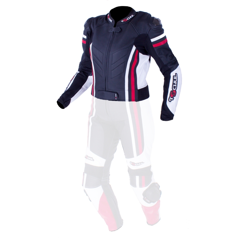 Jachetă pentru femei Tschul 556 negru-alb-roșu výprodej lichidare