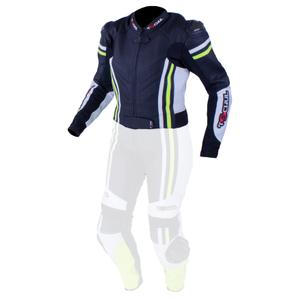 Jachetă pentru femei Tschul 556 negru-alb-alb-fluo galben lichidare