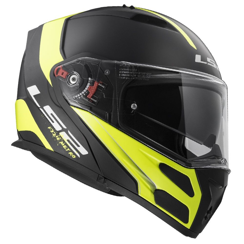 Cască de protecție LS2 FF324 Metro Rapid negru-galben mat LS2 FF324 Metro Rapid negru-galben mat