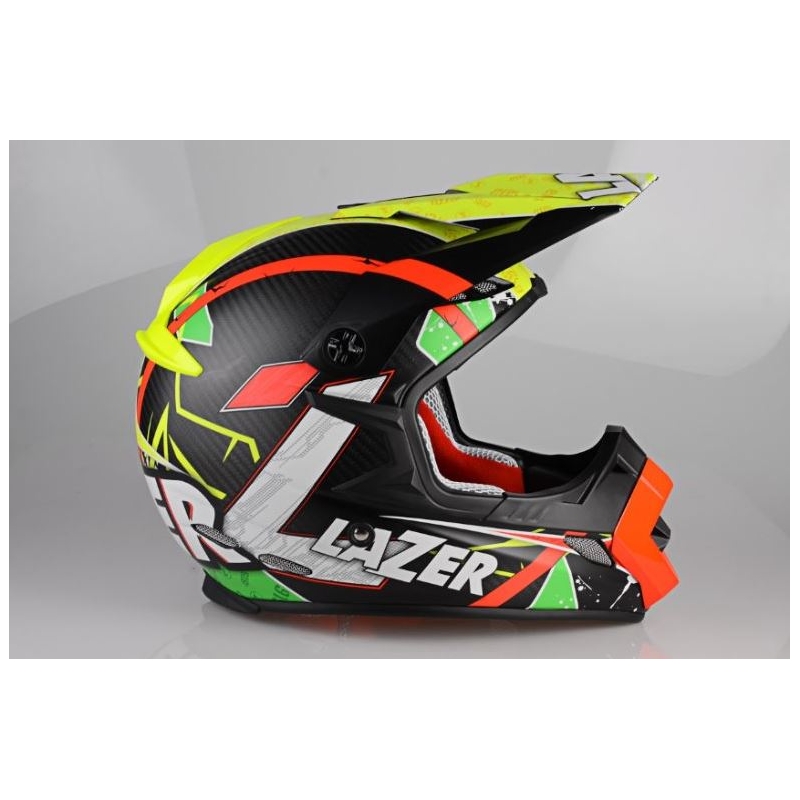 Motocross casca pentru motocicleta Lazer MX8 Aerial Pure Carbon lichidare