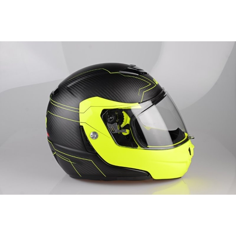Cască de motocicletă Lazer Monaco Evo - Droid Pure Glass Yellow