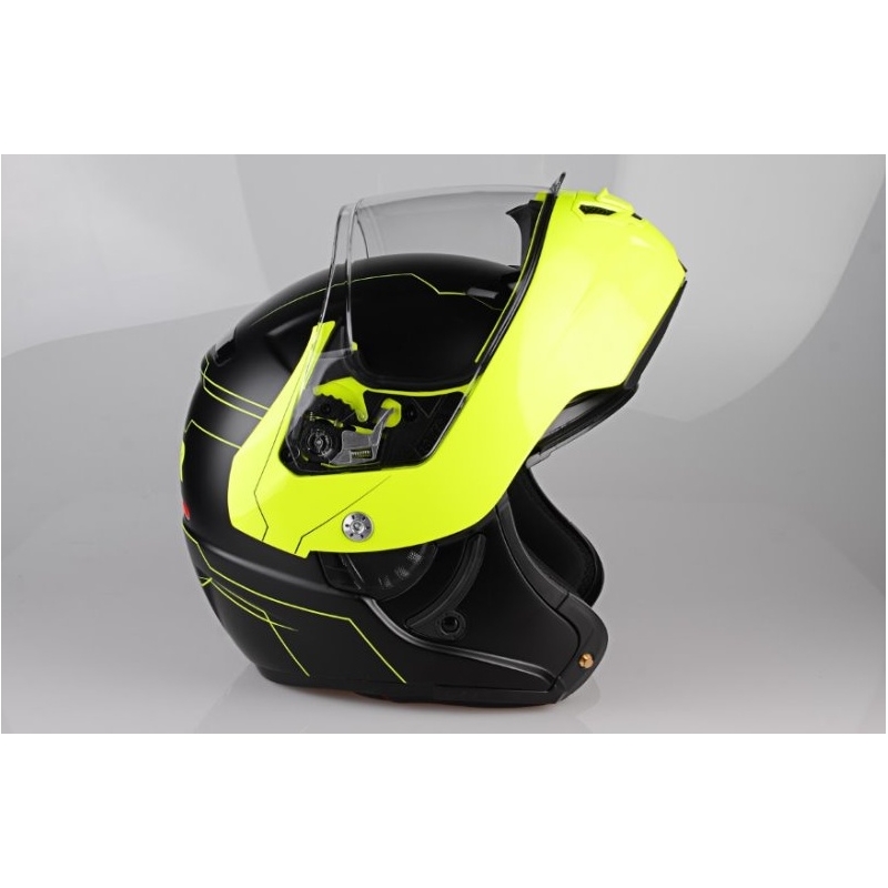 Cască de motocicletă Lazer Monaco Evo - Droid Pure Glass Yellow