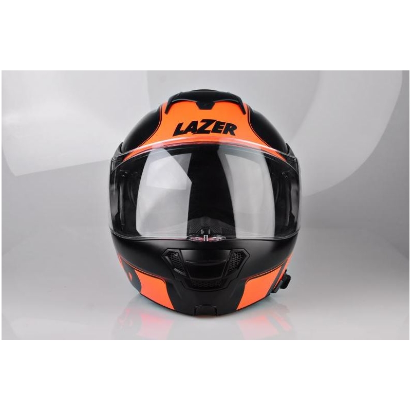 Cască de motocicletă Flip-up Lazer Lugano Raccoun portocaliu
