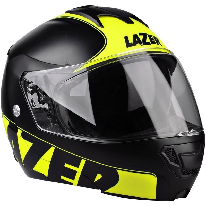 Cască de motocicletă Flip-up Lazer Lugano Raccoun galben