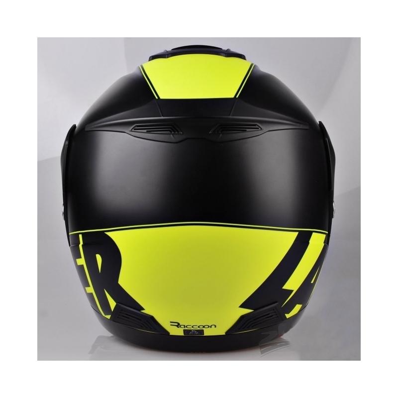 Cască de motocicletă Flip-up Lazer Lugano Raccoun galben