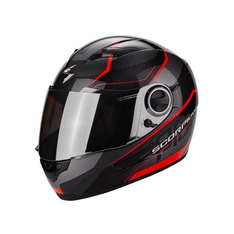 Cască integrală Scorpion EXO-490 Vision negru-roșu lichidare