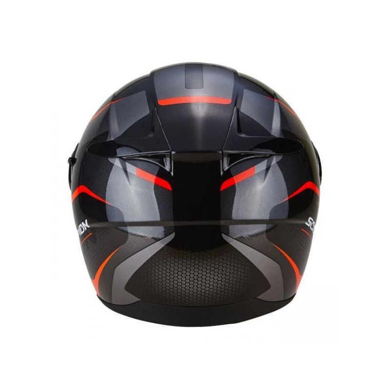 Cască integrală Scorpion EXO-490 Vision negru-roșu lichidare