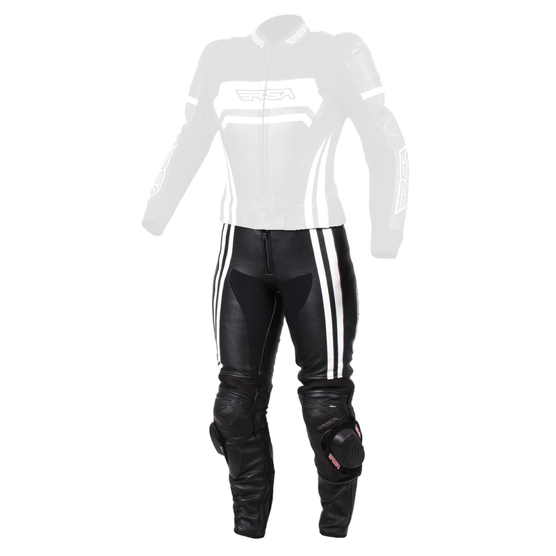 RSA Virus negru și alb pentru femei RSA Virus Pantaloni moto lichidare