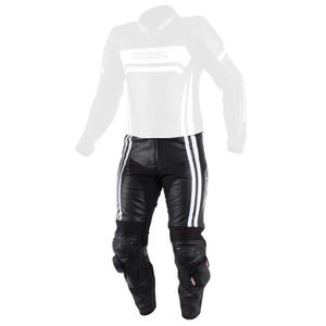 Pantaloni de motocicletă pentru bărbați RSA Virus negru și alb výprodej lichidare