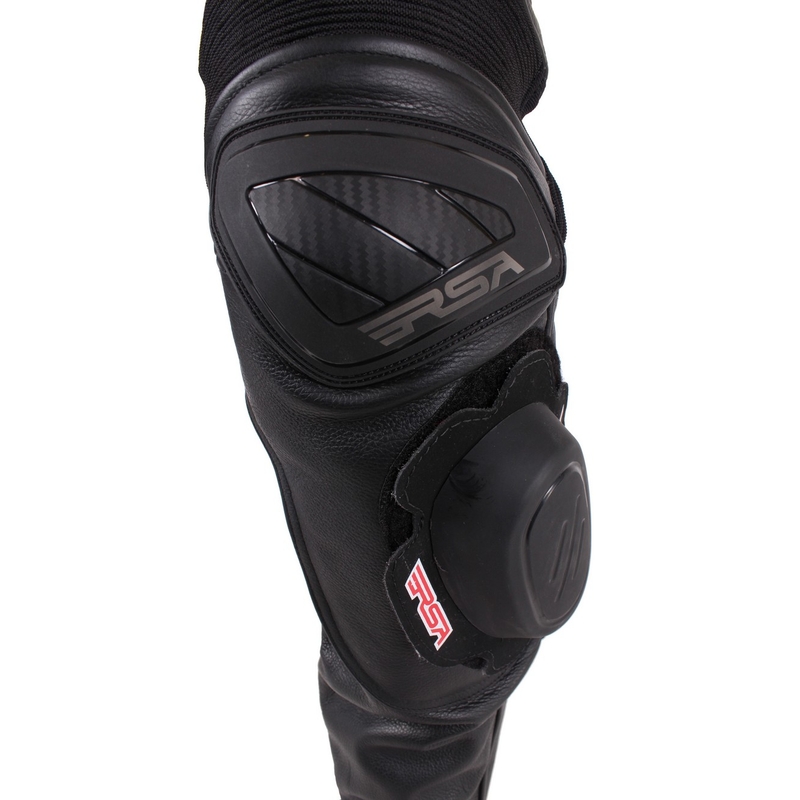 Pantaloni de motocicletă pentru bărbați RSA Virus negru și alb výprodej lichidare