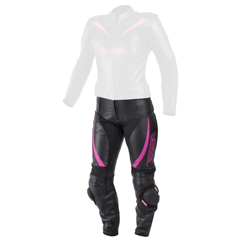 RSA Destiny 2 Negru și roz pentru femei RSA Destiny 2 Negru și roz pantaloni de motociclete lichidare