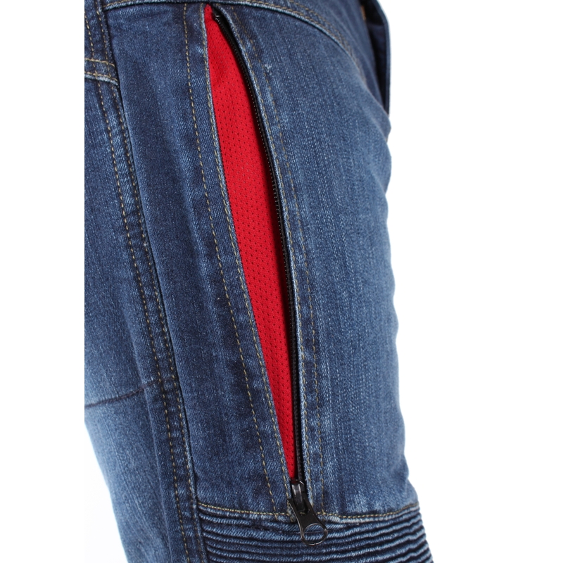 Ayrton 505 blugi de motocicletă din Kevlar albastru