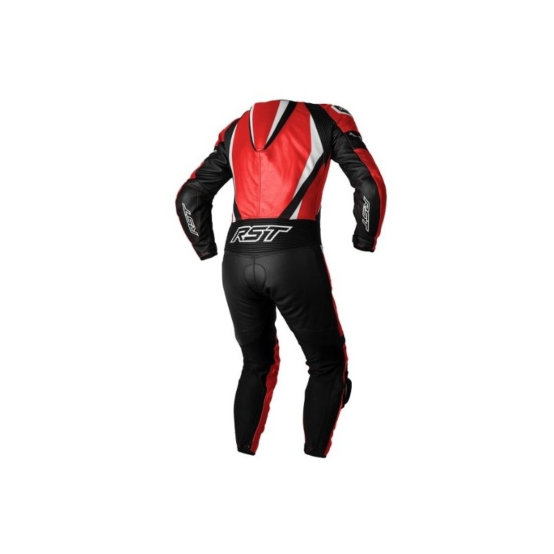 RST Tractech Evo 4 CE negru-alb-roșu costum de motociclist dintr-o singură bucată RST Tractech Evo 4 CE lichidare