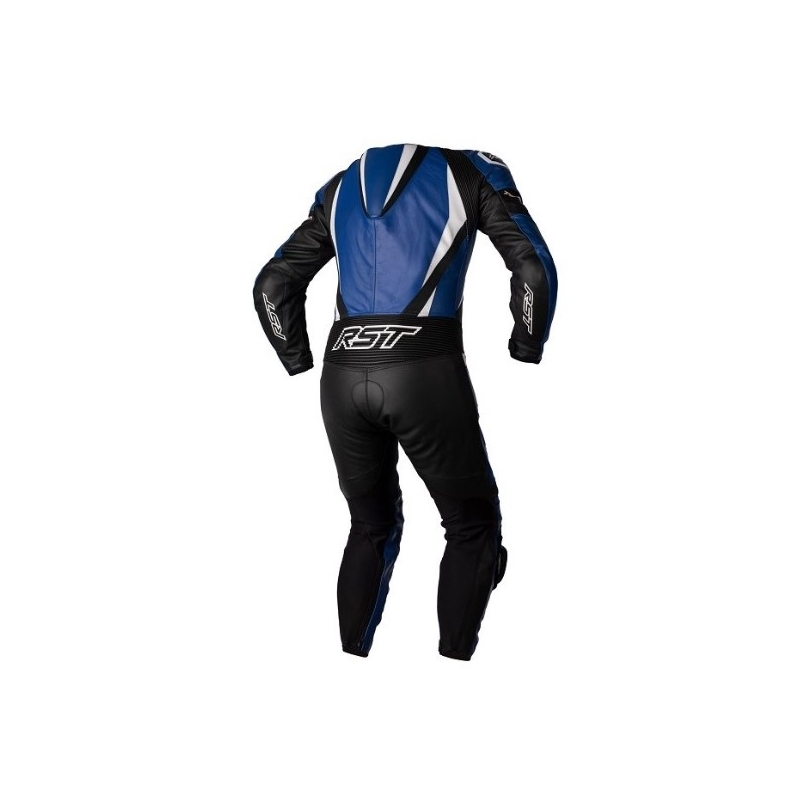 RST Tractech Evo 4 CE costum de motociclist dintr-o singură bucată negru-alb-albastru lichidare