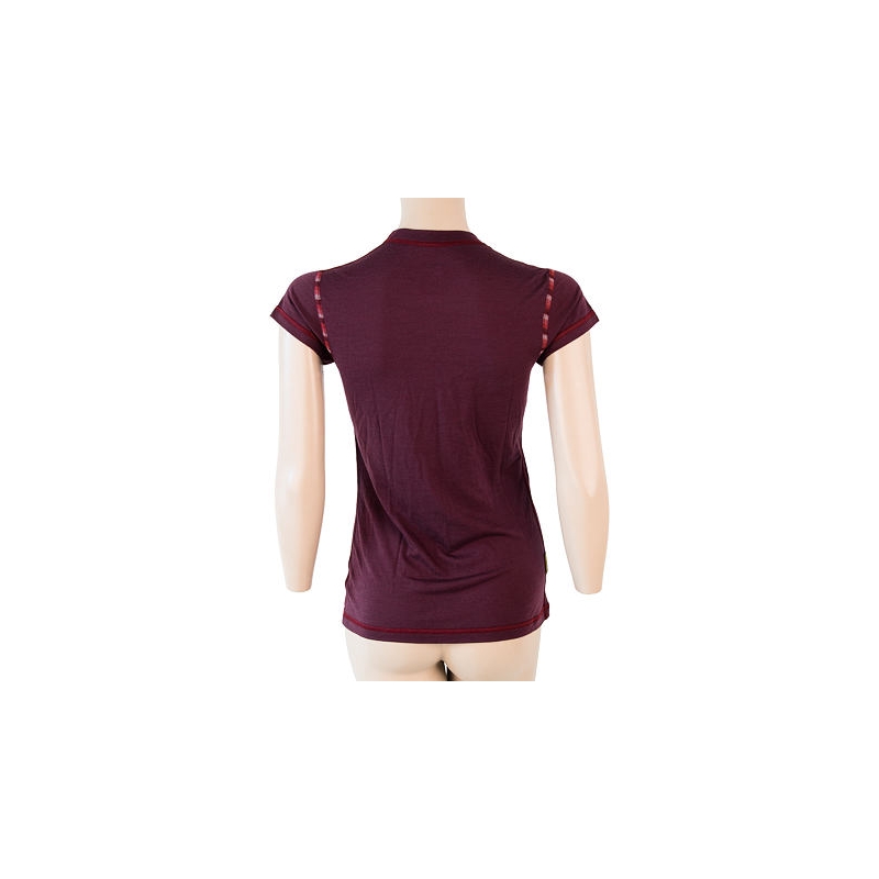 Femei Sensor Merino Air T-shirt burgundy lichidare
