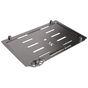 Plăcuță din oțel inoxidabil sub plăcuța de înmatriculare SK Midnight Star