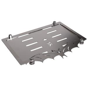 Plăcuță din oțel inoxidabil sub placa de înmatriculare SK Bat